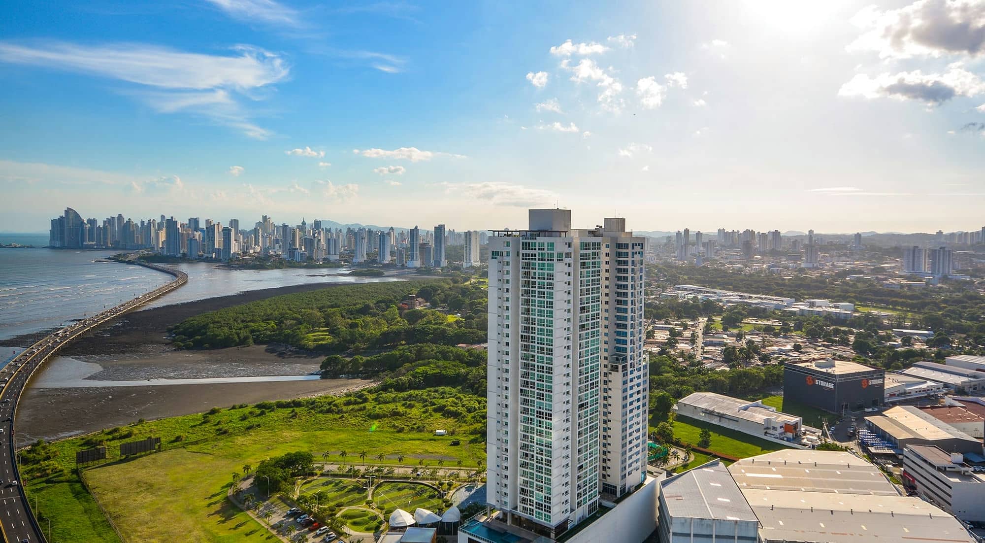 Blick über die Skyline von Panama City